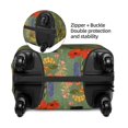 thumbnail image 2 of Gukieu Botanical Garden With Cats Print Suitcase Protective Cover, Elastic Zipper Buckle Suitcase Protective Cover, Suitable for Travel, Business Trip-Small, 2 of 7
