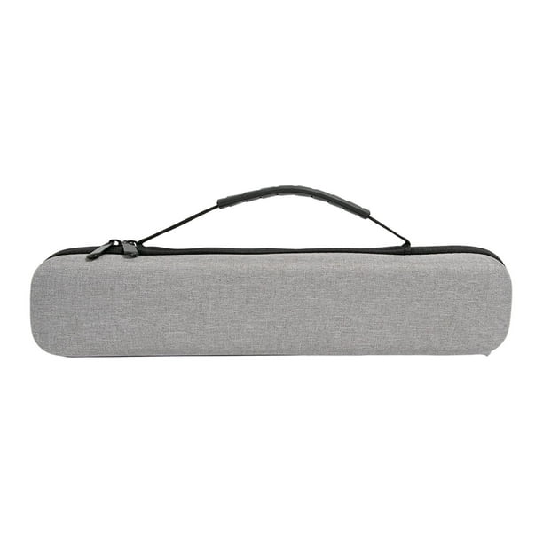 Bolsa de viaje para rizador de pelo, bolsa de transporte rígida para plancha alisadora Gris
