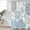 white Sky Blue Gray, variant on Teal Blue Grey Coastal Waterproof Fabric Shower Curtain, Summer Beach Coral Shell Starfish Shower Curtain for Bathroom Curtains Bathtubs Hotel Washable Shower Curtains with 12 Hooks Small 36x72in
