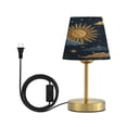 thumbnail image 3 of Adjustable 3-Color Light Desk Light Vintage Bronze Table Lamp For Bedroom Office Living Room Dark Blue Background, 3 of 9