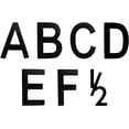 thumbnail image 2 of Architectural Mailboxes 3582B-A 4 in. Brass Floating House Letter A, Black, 2 of 4