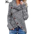 thumbnail image 1 of AIHOME Pull-Over Décontracté à Col Bénitier Ourlet Asymétrique pour Femmes, 1 of 1