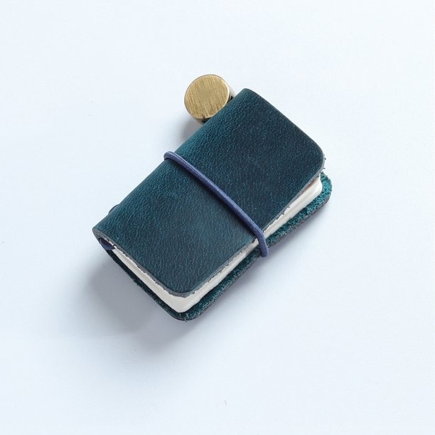 Cuaderno de viaje Mini TN Mini Colgante de viaje Cuero de vaca Hecho a mano Cuero de vaca Accesorios decorativos hechos a mano