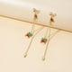 thumbnail image 3 of Pendientes de bellotas y campanas de árbol de Navidad de 3 piezas, 3 of 5