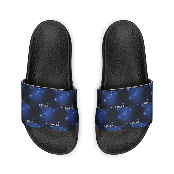 Cancer Constellation Symbol Women's PU Slide Sandals