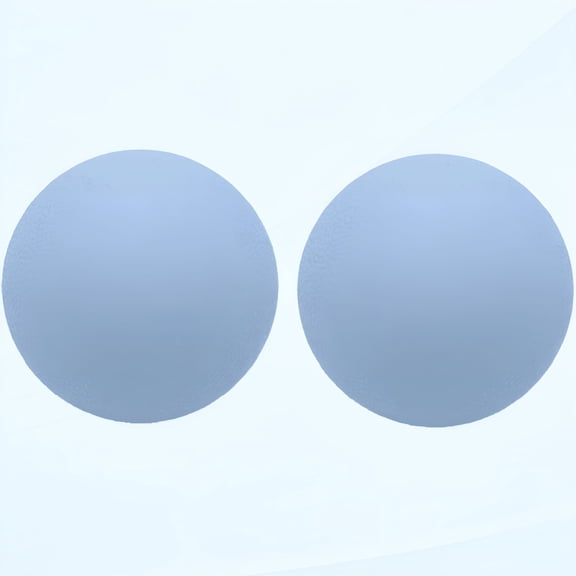 BESTSKY Massage Ball Firm Rubber Trigger Point Ball for Yoga Physical Therapy Myofascial Release Muscle Relaxer Acupoint Massage (2 Pack) (Blue)