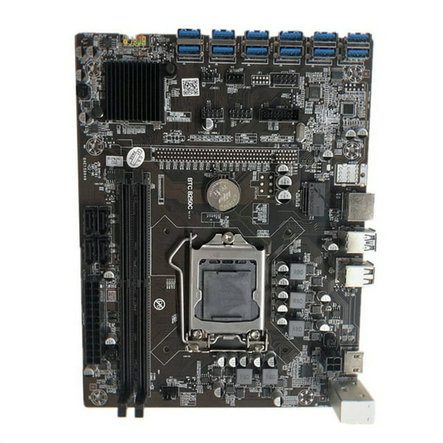 Placa base de ordenador Seitruly B250C PCI-E 3.0 DDR4 con almohadilla térmica SATA