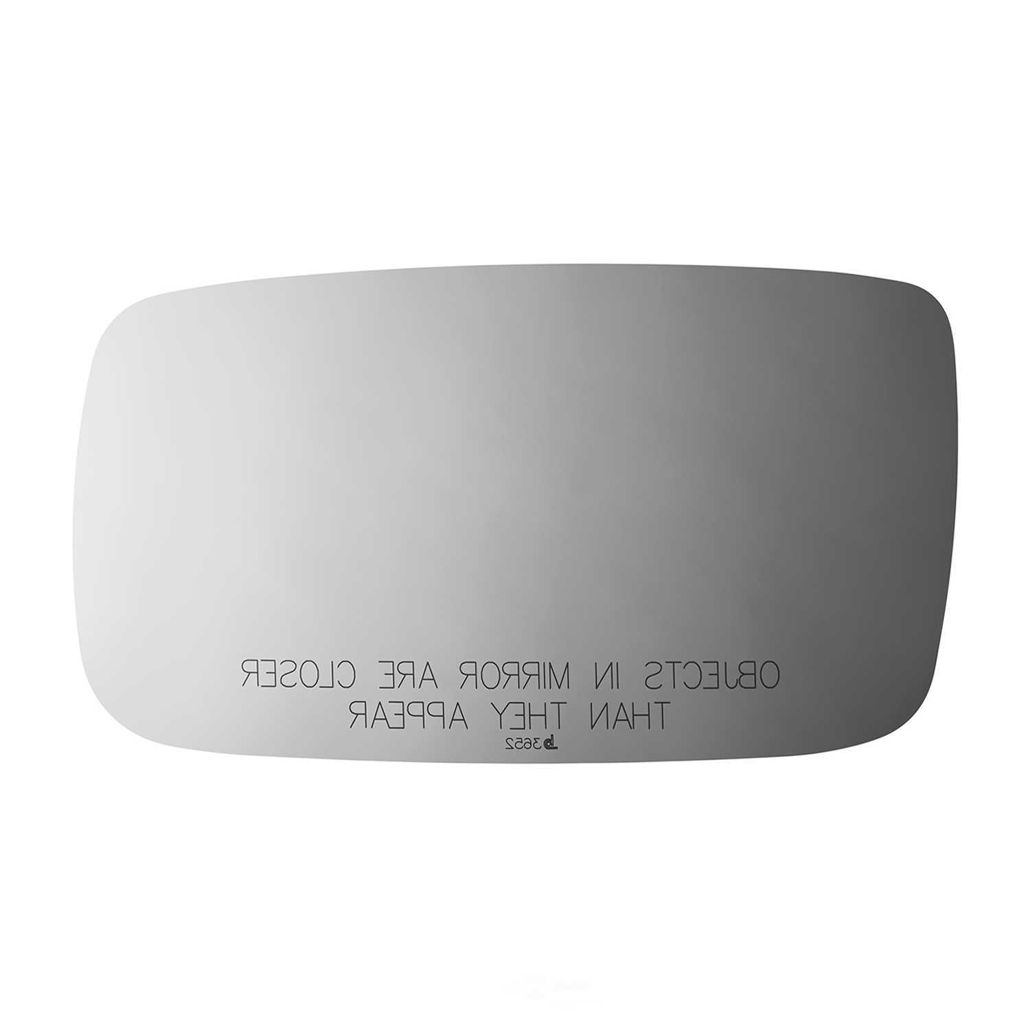 Burco Side View Mirror Replacement Glass - Clear Glass - 3652