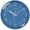 Blue, variant on TIMESS 12 Inch Silent Wall Clock, Battery Operated Analog Clock with 3D Numbers (Blue)