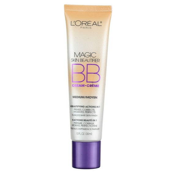 2 Pack - L'Oreal Paris Magic Skin Beautifier BB Cream, Medium [814] 1 oz