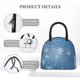 thumbnail image 4 of Fotbe Snowflakes1 Bolsa de Almuerzo con Estampado, Lonchera Aislada, Contenedor de Comida Reutilizable Tipo Cooler a Prueba de Fugas, 4 of 6