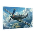 thumbnail image 2 of 500 Piece Wwii Fighter Plane Wooden Jigsaw Puzzle For Adults – Historical Military Aviation Art, Challenging & Relaxing Brain Exercise, Ideal Gift, Home Decor., 2 of 7