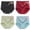 Black+Red+Green+Blue, variant on 4pcs Women Briefs,High Waist Panties,Abdomen Panties,Floral Printed Briefs,Elastic Loose Panties,Female Breathable Underpanties,Menstrual Period Underwear