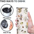 thumbnail image 3 of Mushroom Tumbler with Lid and Straw, Mushroom Mug, 20 OZ Mushroom Coffee Travel Mug Cup, Mushroom Lovers Gifts for Women, Mushroom Print Stuff/Accessories, 3 of 6