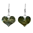 thumbnail image 5 of AeraVida Sea of Love Heart Shaped Abalone Seashell Dangle Earrings | Handmade Abalone Shell for Women | Heart Shaped Dangle Earrings | Jewelry Gift for Women, 5 of 5