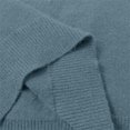 thumbnail image 6 of Only Moment Blue Womens Long Sleeve Shirts Quiet Luxury Style, Chunky Knit Texture, Winter Holiday Outfit, Easy Layering Piece, Fall Fashion Staple 3XL, 6 of 8
