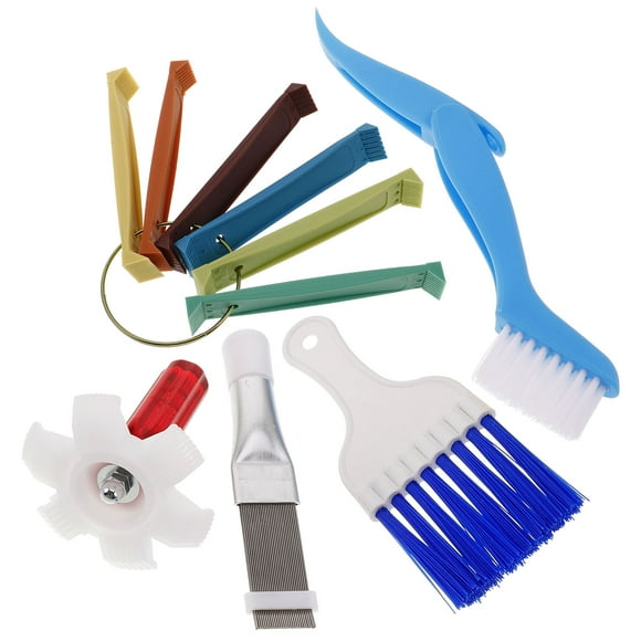 SKISUNO 1 Set Air Duct Cleaning Tools with Multi Color Metal Plastic for Homeowners Care