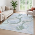 thumbnail image 6 of Addison Rugs Mayfield Premium Machine Washable Transitional Geometric Sage Rectangle Rug, 9' x 12', 6 of 6