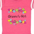 thumbnail image 4 of Inktastic Grannys Girl Bright Flowers Girls Baby Bodysuit, 4 of 5