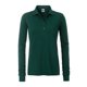 thumbnail image 1 of James and Nicholson - Polo de manga larga con bolsillo para trabajar para mujer (Verde oscuro), 1 of 2