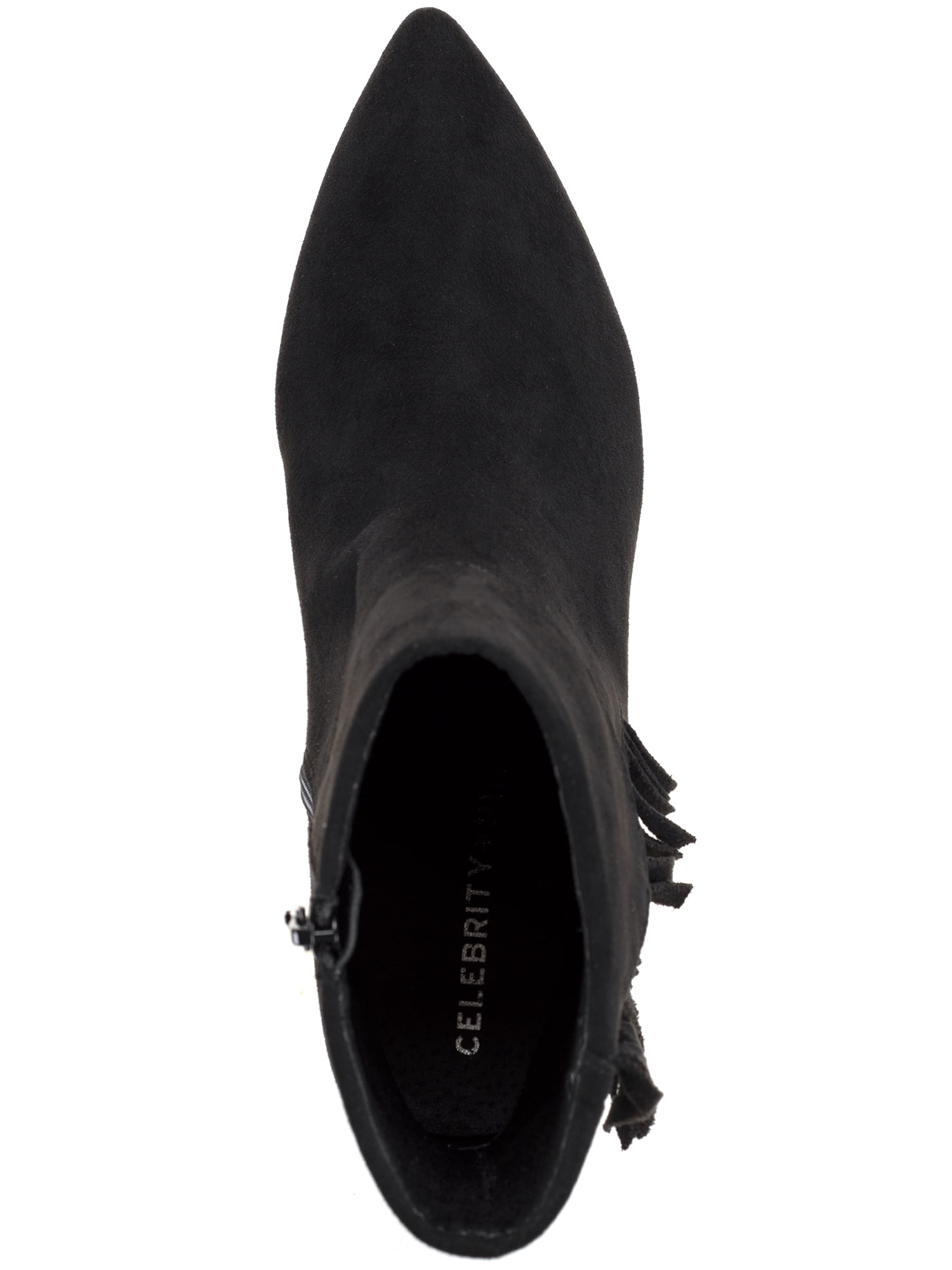 Celebrity Pink's Womens Finn Fringe Bootie