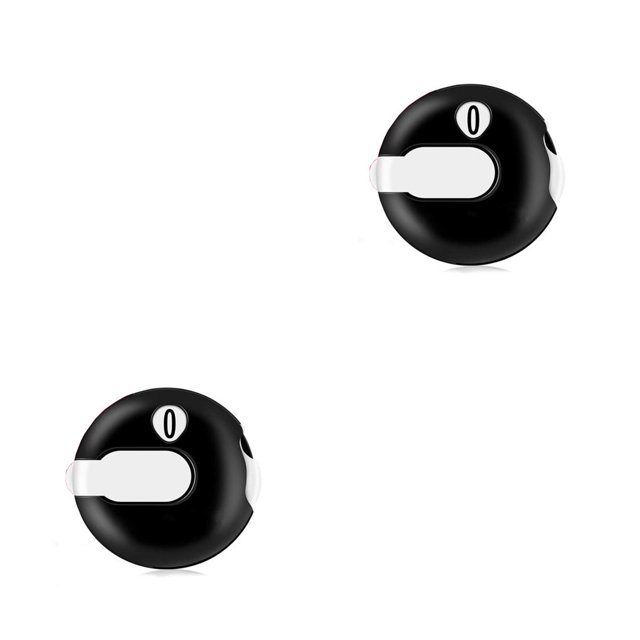 bedienty Compteur de Score de Golf 12 Temps Garde-Doigt Réutilisable Aides à l'Entraînement Outils de Score Sports Extérieur Intérieur Blanc Noir 2Ensemble