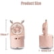 thumbnail image 3 of Ventilador de mesa potente y silencioso, ángulo ajustable de 360 grados, ventilador portátil, ventilador de escritorio de enfriamiento silencioso, para oficina, deportes al aire libre, viajes a casa oso de fresa  Hogar, 3 of 3