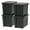 Black, variant on IRIS USA 20 Gallon Utility Totes with Easy-Grip Handles, 4 Pack - Black, Heavy-Duty Durable Stackable Storage Containers, Large Garage Organizing Bins Moving Tubs, Rugged Sturdy Camping Equipment