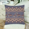thumbnail image 3 of MKHERT Brown Pattern Throw Pillowcase Pillow Cover Cushion Couver 18x18 inch, Set of 2, 3 of 3