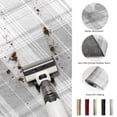 thumbnail image 5 of Round Rugs 4Ft, Grey Buffalo Plaid Round Area Rug Washable Indoor Throw Carpet, Farmhouse Modern Checkered Soft Non Slip Circle Rug for Kitchen Nursery Room Home Decor Aesthetic, 5 of 8