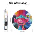 thumbnail image 3 of Qekee Trolls Band Together Print Compact Makeup Mirror Folding Mini Pocket Mirror Portable Hand Mirror Double-Sided 2 x 1x Magnification for Woman Girls-Round Shape, 3 of 9