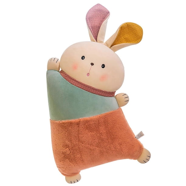 Cute Rabbit Plush Toy Stuffed Animal Doll Lovely Soft Plushie Pillow Cushion Plush Doll for Kids Baby Comforting Gift