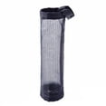 thumbnail image 1 of Soporte para bolsas de plástico, dispensadores de almacenamiento colgantes, bolsa de comestibles de reciclaje de malla transpirable, color negro, 2 uds., 1 of 5