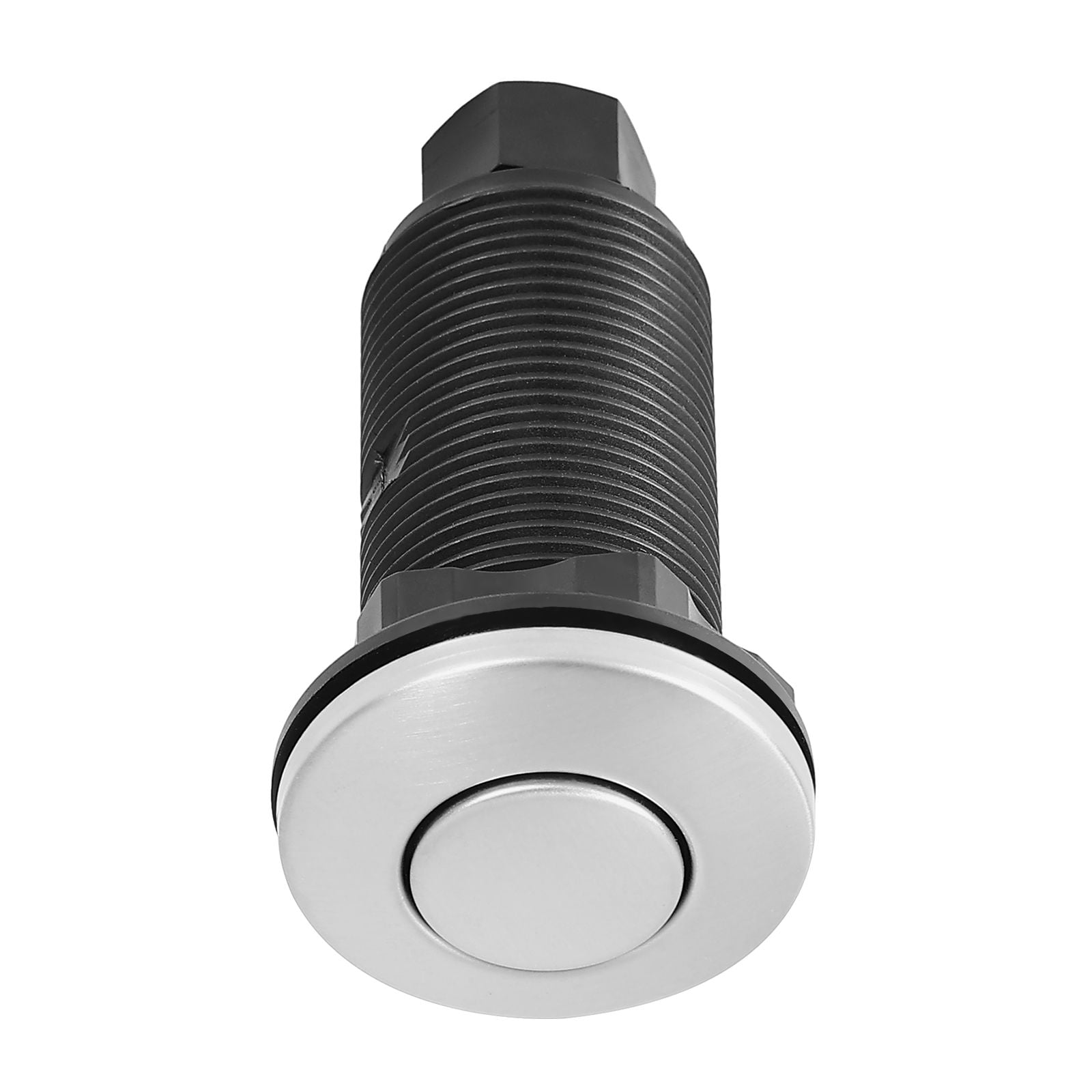 Garbage Disposal Air Switch Kit 3.5" Long Button, Fits 1.25-1.38" Sink Hole, for Thick Countertops Granite Marble Quartz Kitchen Sink