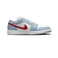 thumbnail image 2 of Women's Air Jordan 1 Low Sail/Dune Red-Blue Grey-White (DC0774 164) - 9.5, 2 of 5
