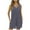 Gray, variant on aidice Summer Rompers for Women Casual V Neck Sleeveless Zip Comfy Solid Color Shorts Jumpsuits Pockets