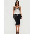 thumbnail image 5 of Women Polka Dot Print Tank Top Lace Trim Bralette Spaghetti Strap Y2k Camisole White Polka Dots L, 5 of 9