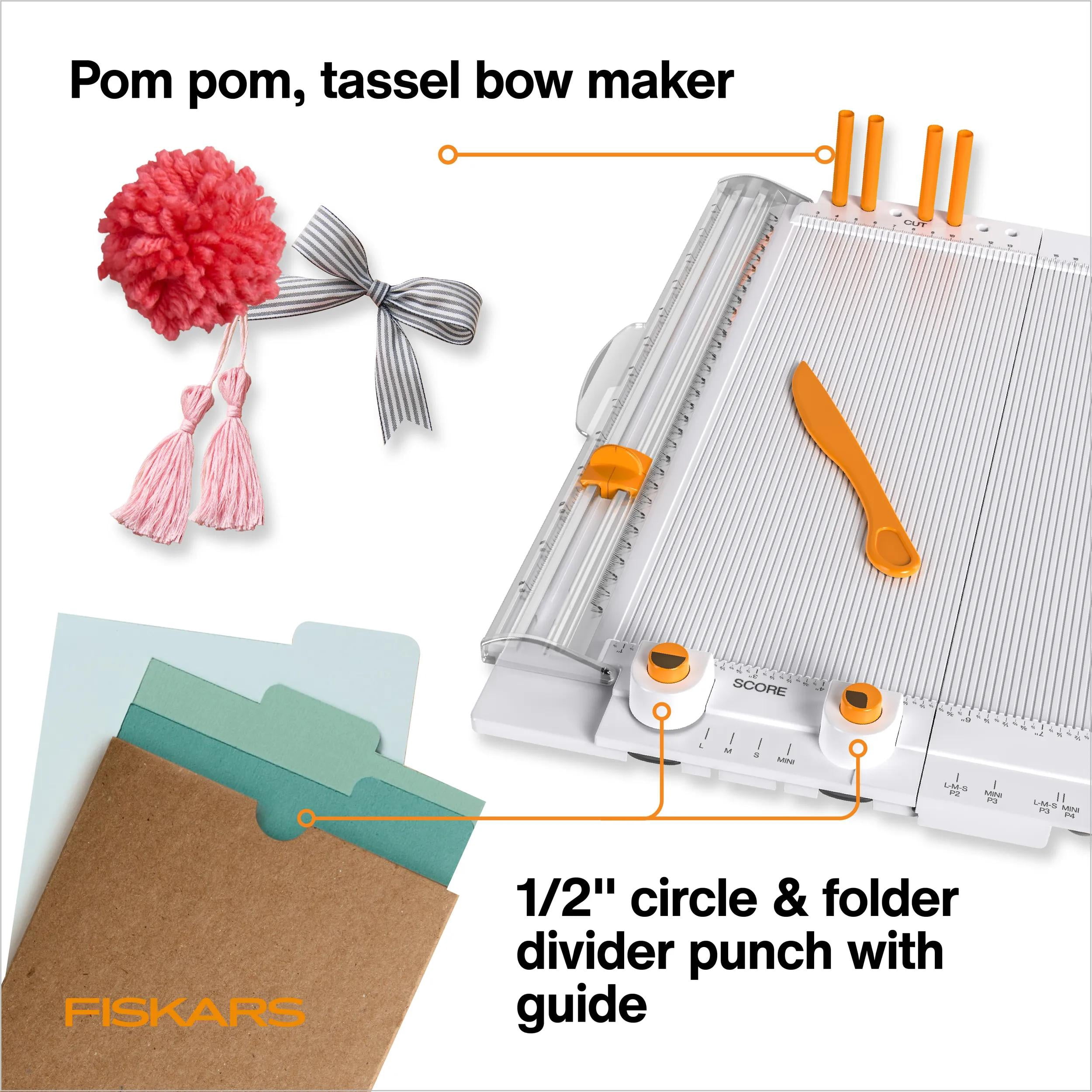 Fiskars Multi-use Paper Craft Tool with TripleTrack Cutting and Scoring Features