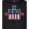 thumbnail image 3 of Case IH - S21 Vintage Tractor Patriotic - Men's Pullover Hoodie, 3 of 5