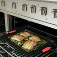 thumbnail image 5 of Classic Cuisine 3-Piece Nonstick Baking Pans with Silicone Handles (Black), 5 of 8
