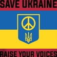 thumbnail image 3 of CafePress - Save Ukraine Raise Your Voices Dark T Shirt - Men's Classic Graphic Cotton T-Shirt, 3 of 4