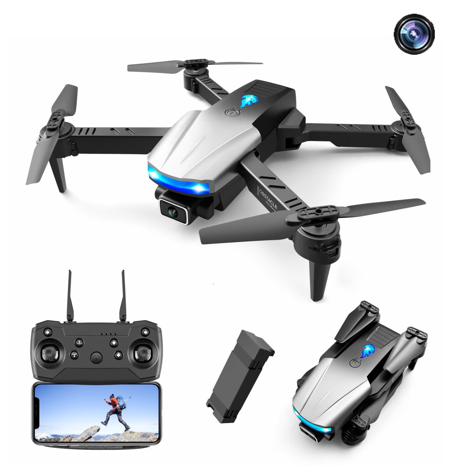 Transer Toys for Kids,S85 Pro Rc Mini Drone 4k Profesional HD Dual ...