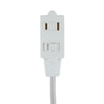thumbnail image 2 of Northlight Indoor Power Extension Cord with 3-Outlets and Safety Locks - 9' - White, 2 of 4