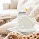 thumbnail image 5 of Wmhnj Vela aromtica con forma de chimenea de cabaña de paja para decoracin del hogar, ideal para relajarse. Set de regalo., 5 of 9