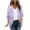 Purple 12, variant on Yievot Womens Open Front Cardigan Floral Print 3/4 Sleeve Chiffon Cardigans Lightweight Breathable Casual Tops