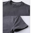 thumbnail image 6 of Fnnxeal Big & Tall Mens Performance T-Shirt, Slim Fit Workout Shirt Moisture Wicking Stretch Athletic Short Sleeve, Dark Gray Gym Tee,Size S, 6 of 9
