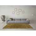 thumbnail image 3 of Ahgly Company Indoor Round Abstract Brown Modern Area Rugs, 5' Round, 3 of 4
