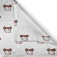 thumbnail image 6 of Ambesonne Golf Valance & Curtain, Carts Pattern Golfing Stroke, 55"x36", Red Charcoal Grey, 6 of 7