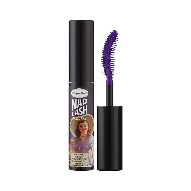 Fiudx Máscara de Pestañas, Máscara para Rizar Pestañas, Máscara para Aumentar Volumen Sin Manchas, Máscara Color Delarga Duración, Maquillaje Diario, Mujeres con Estilo, Fórmula Resistente Al Agua