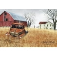 thumbnail image 2 of Jacobs, Billy 14x11 White Modern Wood Framed Museum Art Print Titled - Granddads Ole Truck, 2 of 4